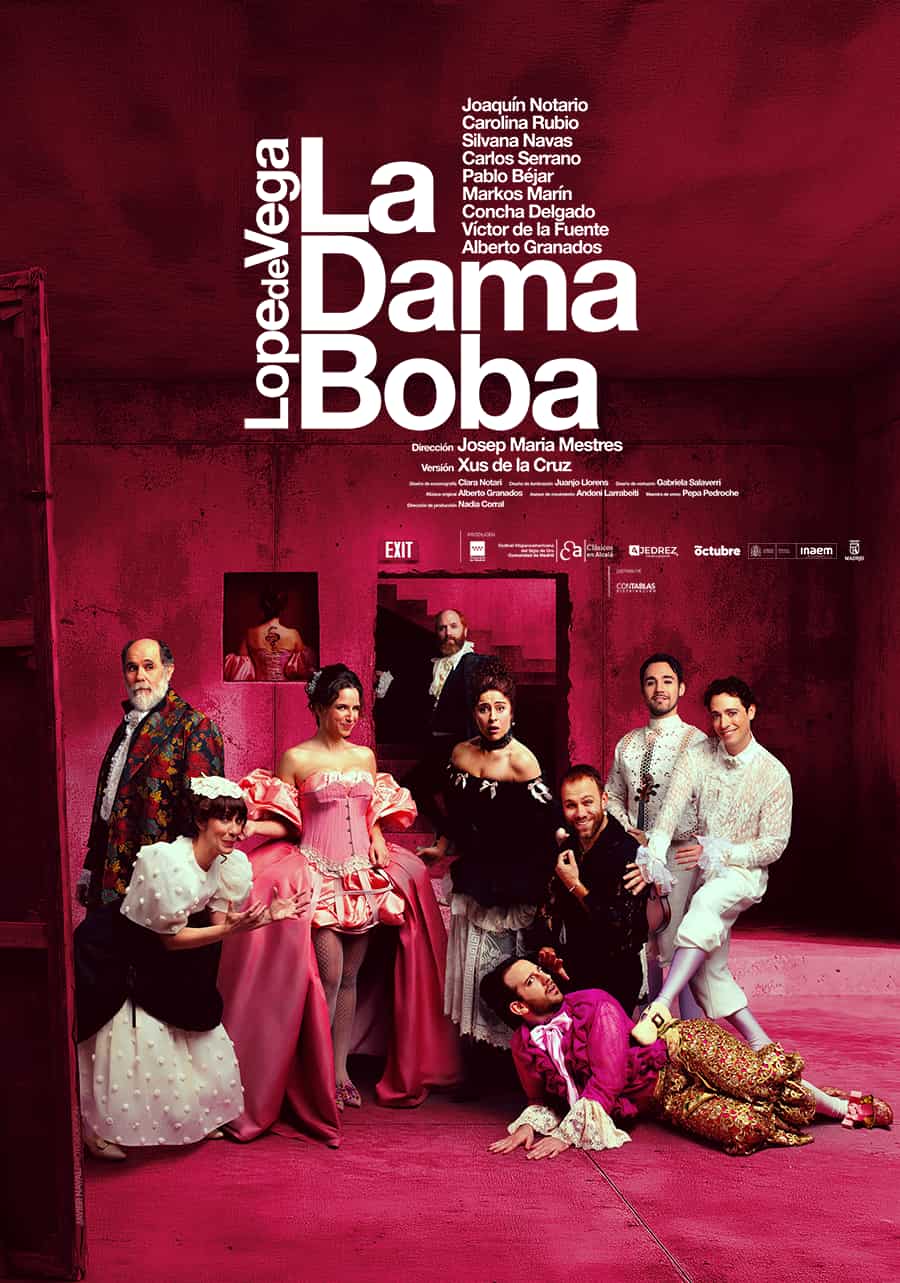 cartel-la dama boba-900px-con-logo-inaem-y-ayto-madrid
