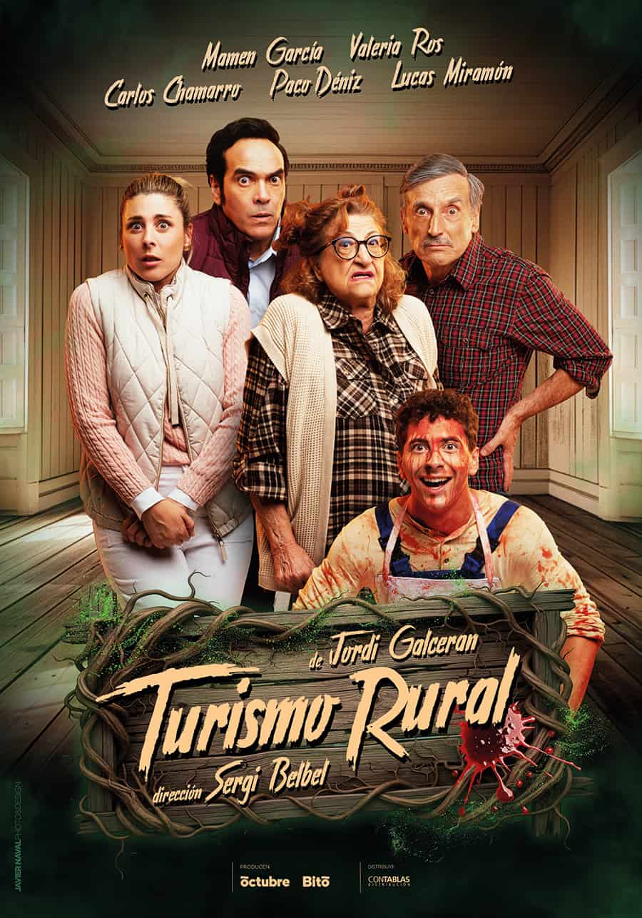 turismo rural teatro príncipe Texto: Jordi Galcerán Dirección: Sergi Belbel Reparto: Mamen García, Valeria Ros, Carlos Chamarro, Paco Déniz y Lucas Miramón